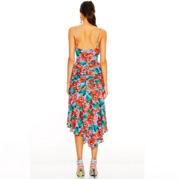 La Maison Talulah Floral Midi Dress size L - Picture 8 of 9